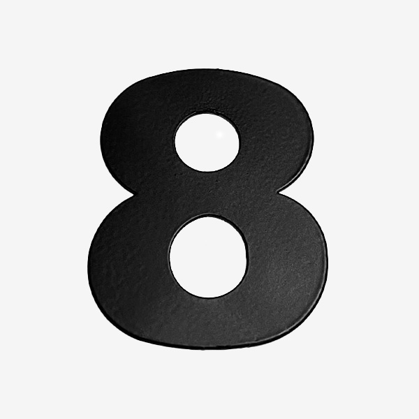 Números en Hierro Epoxi
